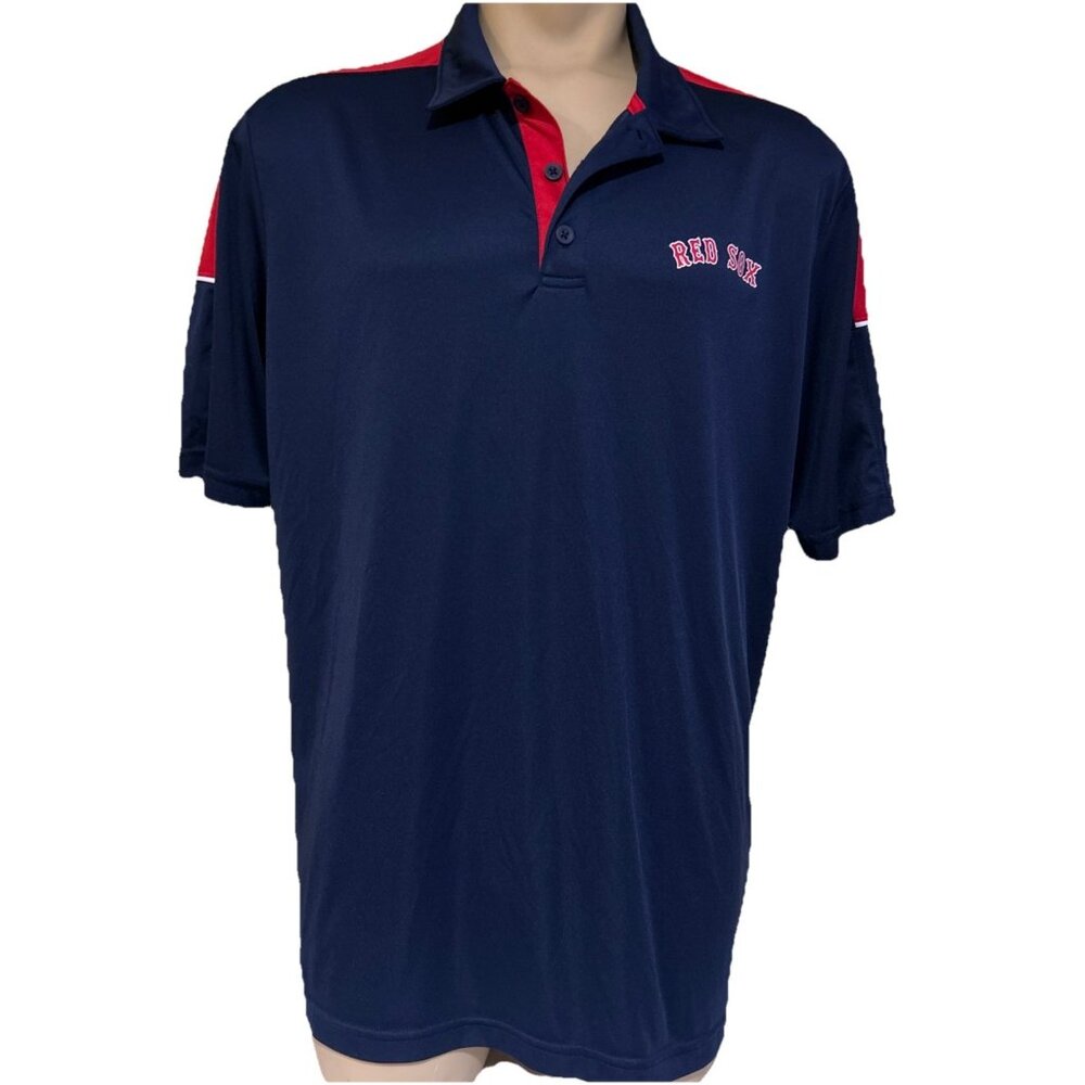MLB Baseball Boston Red Sox Genuine Merchandise Mens XL Short Sleeve Polo Shirt